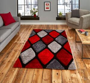 Noble House 9247 120cm x 170cm Rug Grey Red