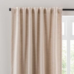 Zia Linen Look Multi Header Unlined Curtains