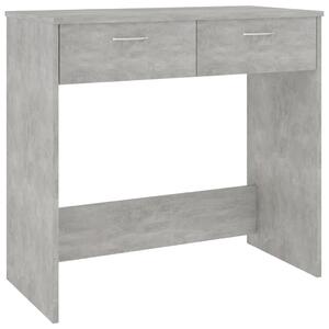 Desk Concrete Grey 80x40x75 cm Engineered Wood