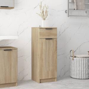 Bathroom Cabinet Sonoma Oak 32x34x90 cm Engineered Wood