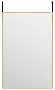Door Mirror Gold 40x60 cm Glass and Aluminium