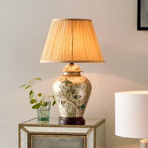 Papilion Butterfly Ceramic Table Lamp Gold