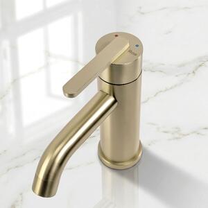 Bathroom faucet Rea Ontario Brush Gold