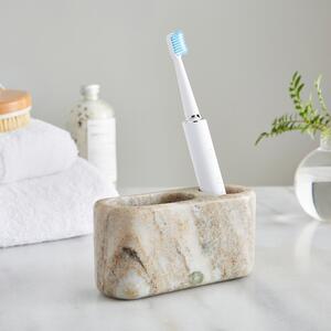Dorma Marble Natural Electric Toothbrush Holder Brown