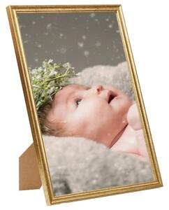 Photo Frames Collage 10 pcs for Wall or Table Gold 18x24 cm MDF