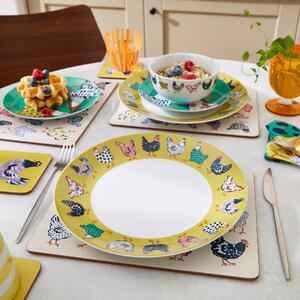 Ulster Weavers Chick Chicken Porcelain Dinner Plate Yellow