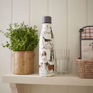 Ulster Weavers Country Dogs Thermal Stainless Steel Water Bottle Brown