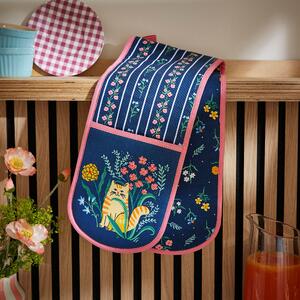 Ulster Weavers Marmalade Meadow Double Oven Glove Navy