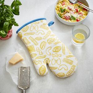 Ulster Weavers Pasta Lovers Club Thermal Gauntlet Oven Glove Yellow