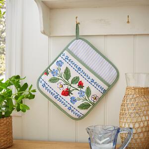 Ulster Weavers Strawberry Patch Thermal Pot Mitt Oven Glove Green