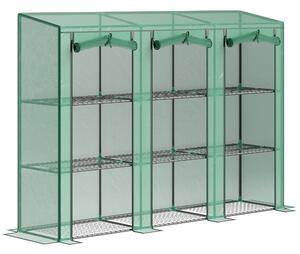 Outsunny 46 x 215cm Nine-Shelf Greenhouse