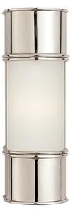 Oxford Wall Light Nickel, Light, Small, Polished Nickel - Andrew Martin