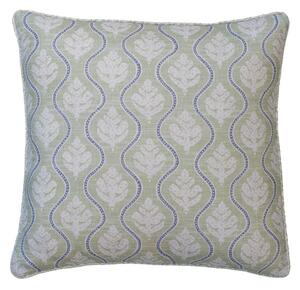 Fig Fennel, Sustainable Feather, Cushion, 55cm x 55cm - Andrew Martin Linen & Linen Blend Floral & Small Prints