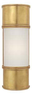 Oxford Wall Light Brass, Light, Small, Antique-Burnished Brass - Andrew Martin