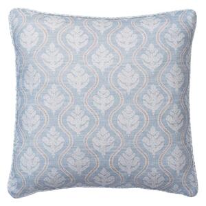 Fig Sky, Sustainable Feather, Cushion, 55cm x 55cm - Andrew Martin Linen & Linen Blend Floral & Small Prints