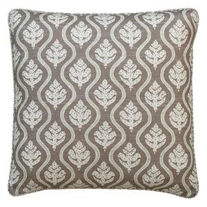 Fig Twig, Sustainable Feather, Cushion, 55cm x 55cm - Andrew Martin Linen & Linen Blend Floral & Small Prints