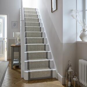 Textured Dot Border Bobble Stair Runner