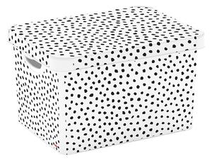 Curver 22L Deco Storage Box - Dalmatian