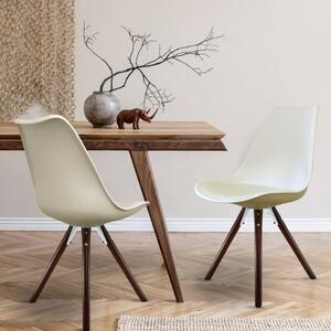 Fusion Living Soho Plastic Dining Chair with Pyramid Legs