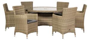 Wentworth 6 Seater Round Carver Dining Set