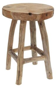 H&S Collection Stool 42 cm Teak Wood