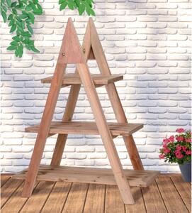H&S Collection Plant Rack with 3 Levels 48x32x79 cm Wood