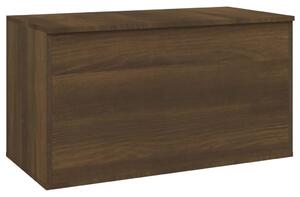 Storage Chest Brown Oak 84x42x46 cm Engineered Wood