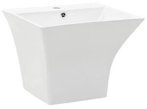 Wall-mounted Basin Ceramic White 500x450x410 mm