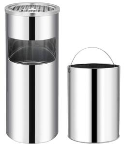 Ashtray Dustbin Hotel 30 L Stainless Steel