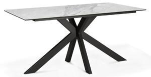 Harlow 140cm Dining Table | Grey or White Sintered Stone | Seats 6
