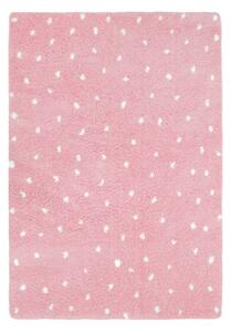 Snug Spotty Rug - Pink - 120x170cm