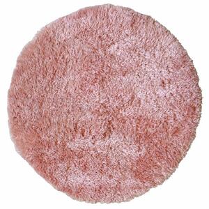 Soft Washable Circle Rug - Pink - 100cm