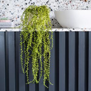 Artificial Hanging String of Pearls Plant Green