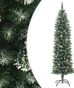 Artificial Slim Christmas Tree with Stand 150 cm PVC