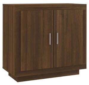 Sideboard Brown Oak 80x40x75 cm Engineered Wood