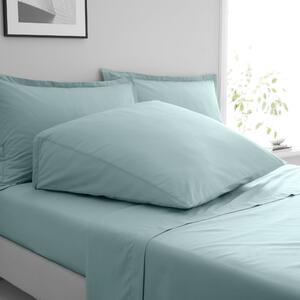 Pure Cotton Wedge Pillowcase Blue