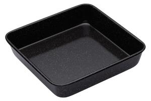 MasterClass Professional Enamel Square Bake Pan 23cm Black