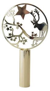 Pluto Design Pluto Christmas tree top with image Deer