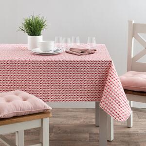 Ditsy Tulip Wipe Clean Tablecloth Red