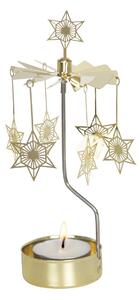 Pluto Design Art Deco star Angel Chimes Gold