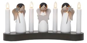 Star Trading Angel choir advent candle White