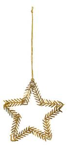 House Doctor Lamet hanging decoration star brass