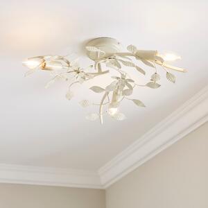 Chantelle Floral 3 Light Flush Ceiling Light