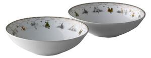 Wik & Walsøe Julemorgen small bowl 2 pack 16 cm White