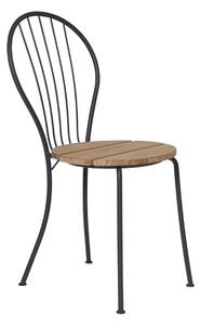 Grythyttan Stålmöbler Akleja chair Teak-dark grey stand