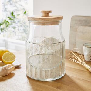 Home Made Glass Jar 2.6L White