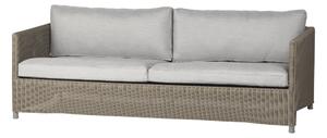 Cane-line Diamond 3 seater sofa Natural, caneline natté light grey
