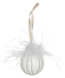 Lene Bjerre Norilia bauble Ø7 cm white