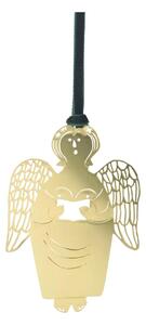 Pluto Design Stig L Gingerbread Angel Christmas tree decoration Gold