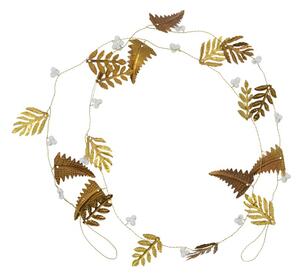 House Doctor Leaf garland 150 cm Golden